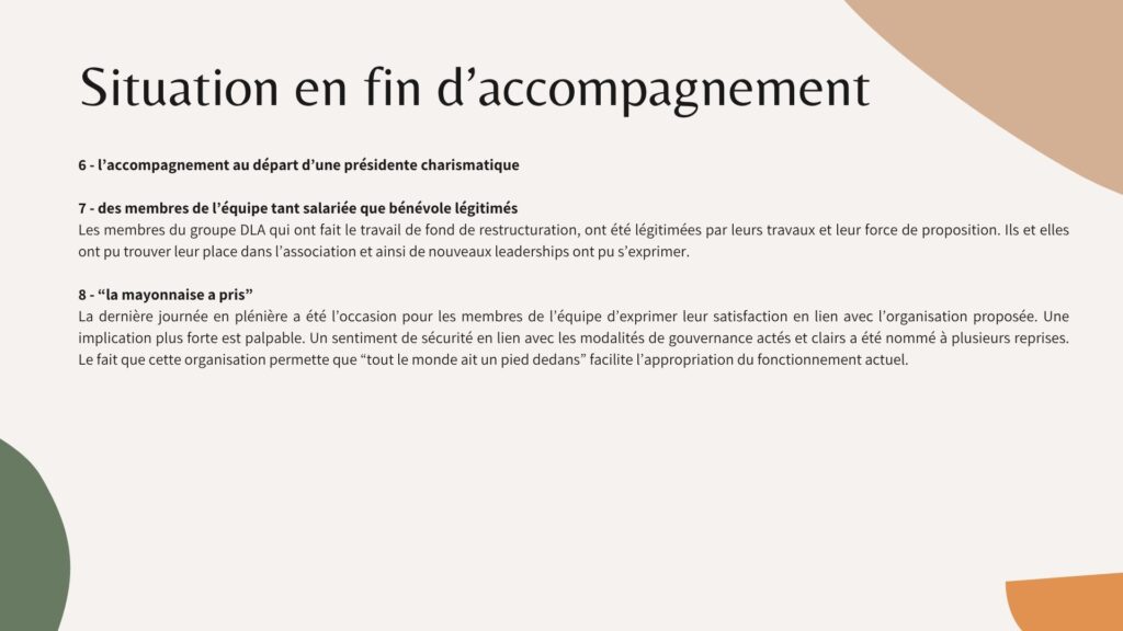 Accompagnement Terre & humanise - Gouvernance Intégrative 5