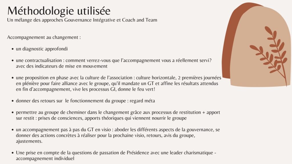 Accompagnement Terre & humanise - Gouvernance Intégrative 8